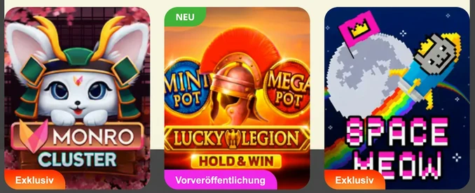 Monro Casino Spiele